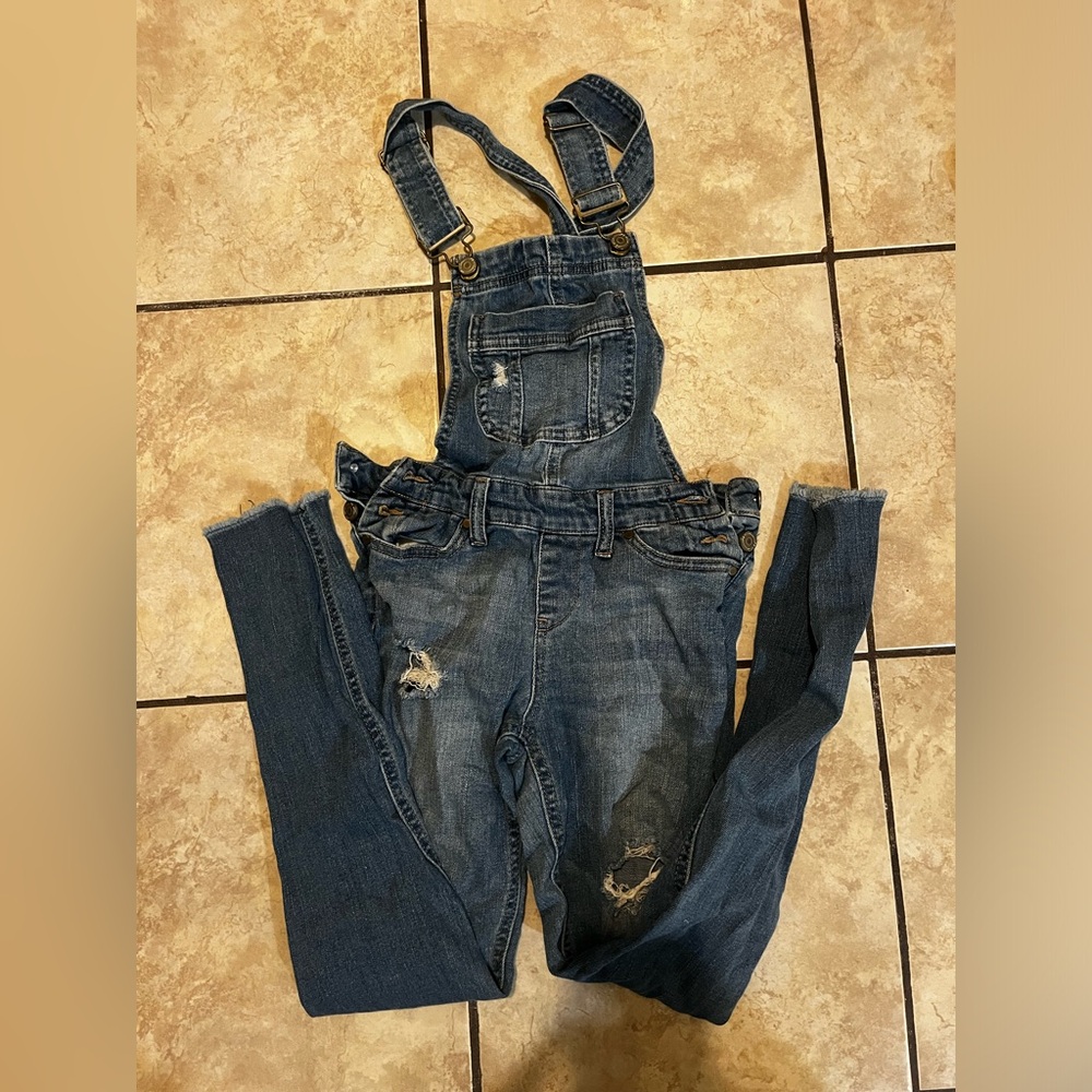 Distressed Overalls